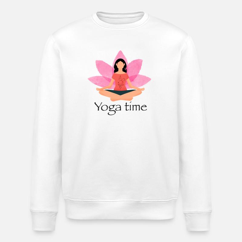 Yoga - Stanley/Stella Unisex Bio-Sweatshirt ROLLER - Weiß