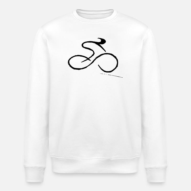 Cyclisme - Sweat bio ROLLER Stanley/Stella Unisexe - blanc