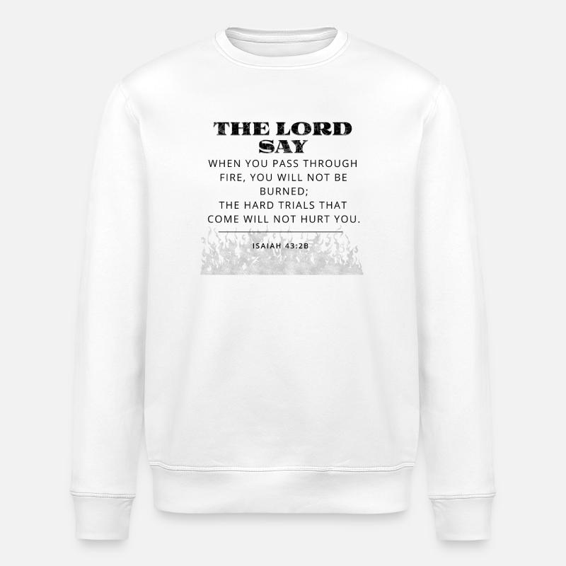 Verset biblique - Sweat bio ROLLER Stanley/Stella Unisexe - blanc