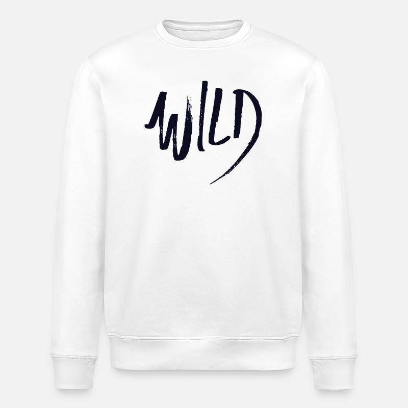 Wild - Stanley/Stella ROLLER Unisex Organic Sweatshirt - white