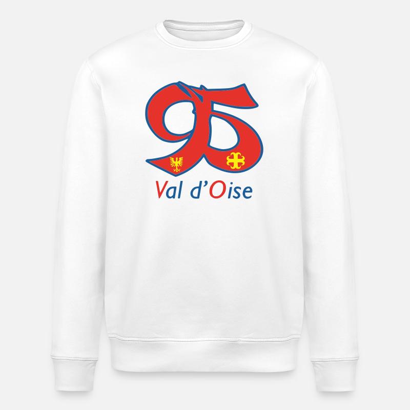 Val d'oise 95 - Stanley/Stella Unisex Bio-Sweatshirt ROLLER - Weiß