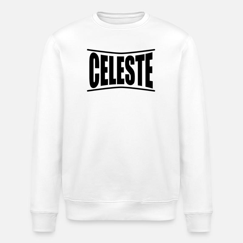 t-shirt Celeste t-shirt gift idea - Stanley/Stella ROLLER Unisex Organic Sweatshirt - white