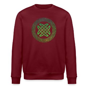 Celtic Knot - Stanley/Stella Unisex Bio-Sweatshirt ROLLER - Weiß - Vorne - Nik (191cm)