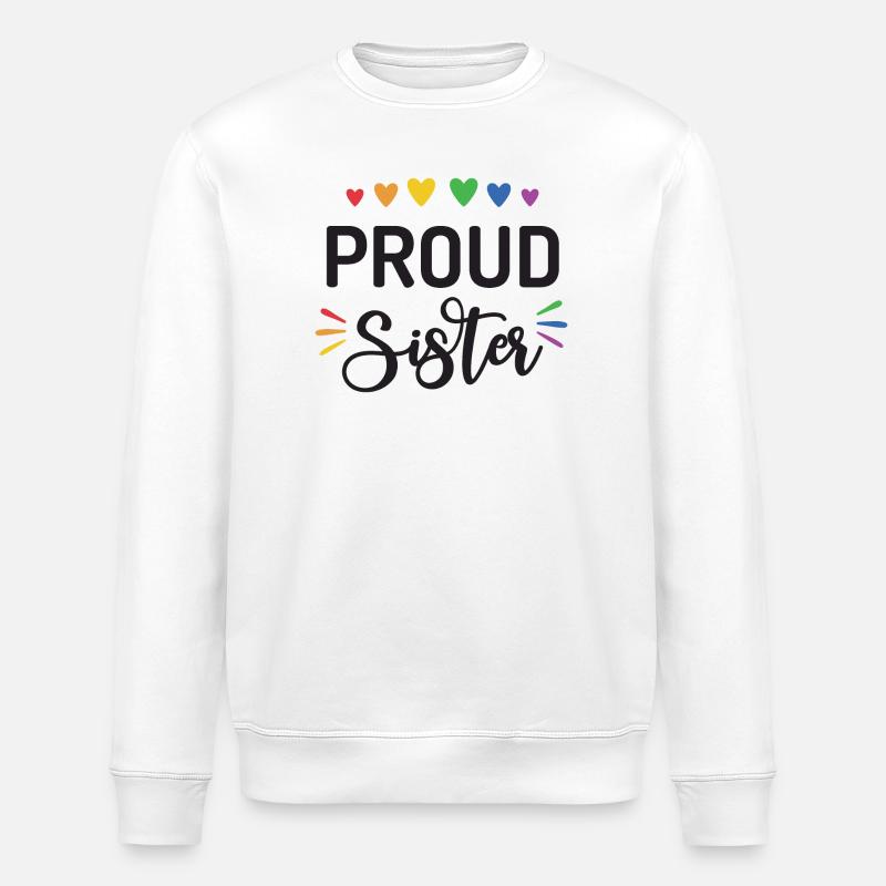 Fière sœur - Sweat bio ROLLER Stanley/Stella Unisexe - blanc