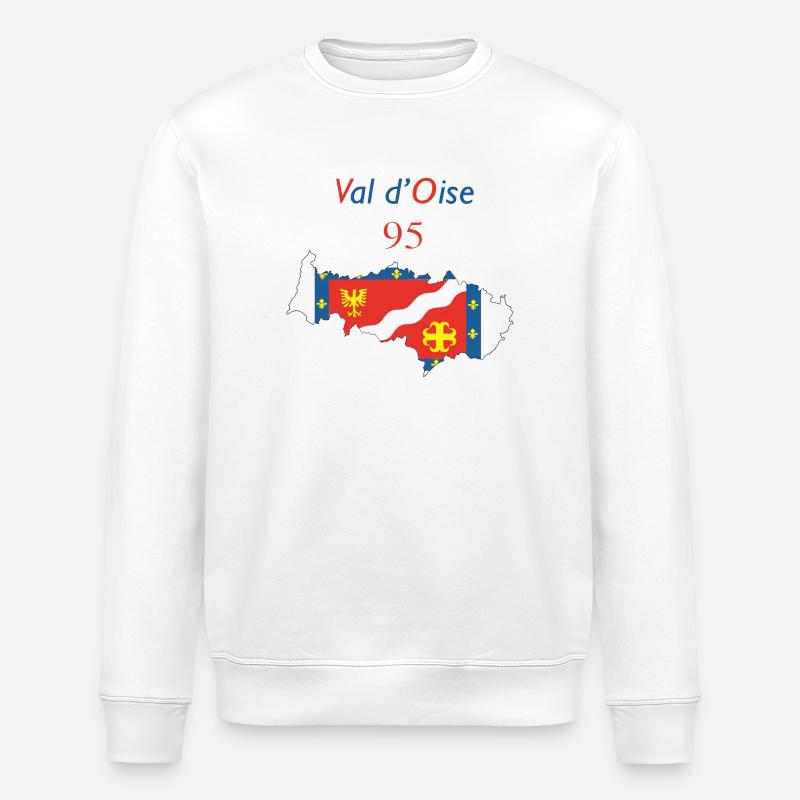 Val d'oise - Stanley/Stella Unisex Bio-Sweatshirt ROLLER - Weiß