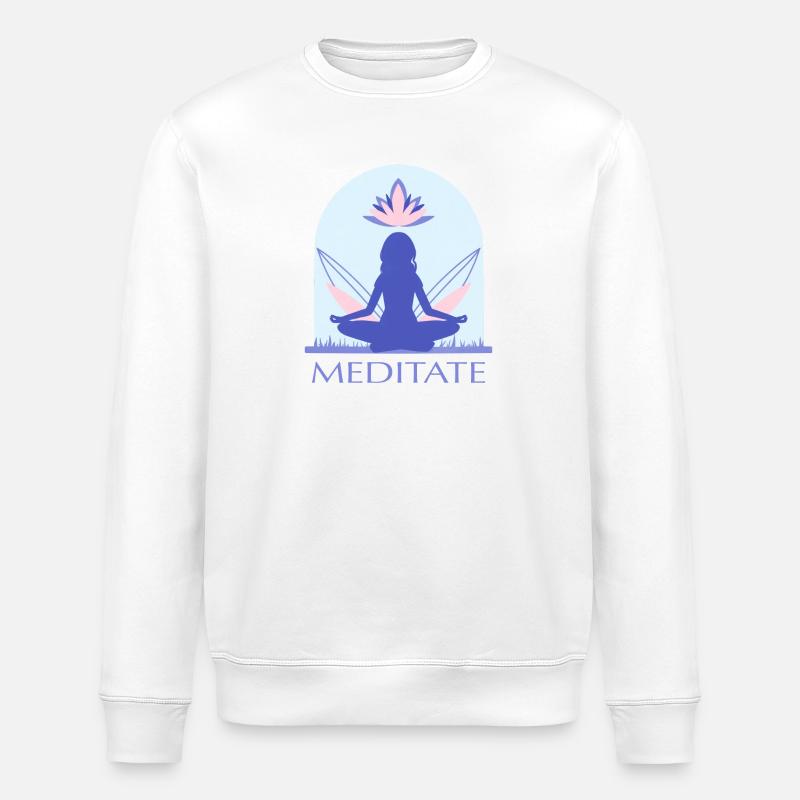 Yoga - Stanley/Stella Unisex Bio-Sweatshirt ROLLER - Weiß