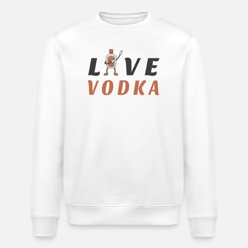 vodka d'amour - Sweat bio ROLLER Stanley/Stella Unisexe - blanc