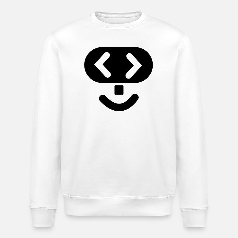 Logo du hacker 2 - Sweat bio ROLLER Stanley/Stella Unisexe - blanc