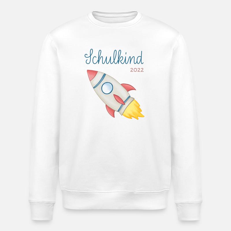 Écolier 2022 Rocket - Sweat bio ROLLER Stanley/Stella Unisexe - blanc