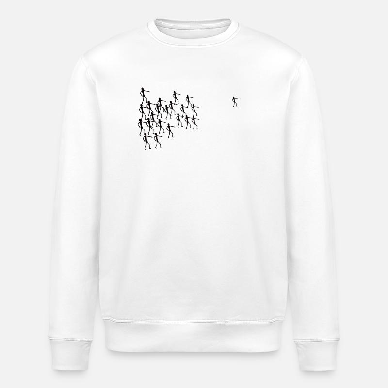 Verfolgung - Stanley/Stella Unisex Bio-Sweatshirt ROLLER - Weiß
