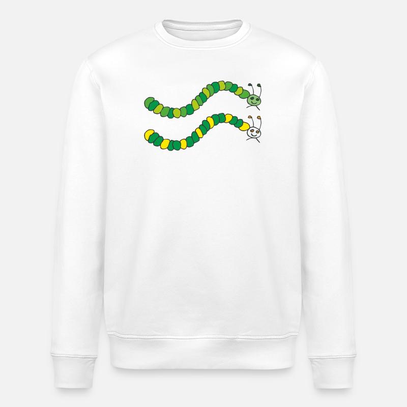 chenilles - Sweat bio ROLLER Stanley/Stella Unisexe - blanc