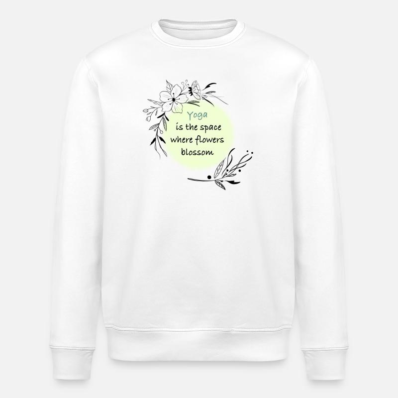 Yoga - Stanley/Stella Unisex Bio-Sweatshirt ROLLER - Weiß