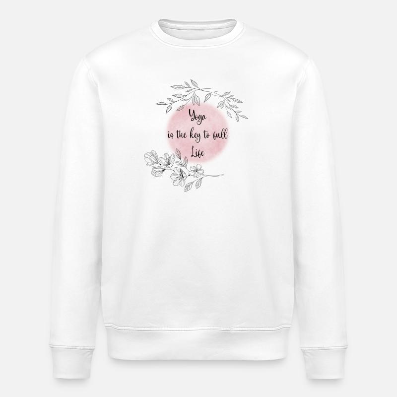 Yoga - Stanley/Stella Unisex Bio-Sweatshirt ROLLER - Weiß