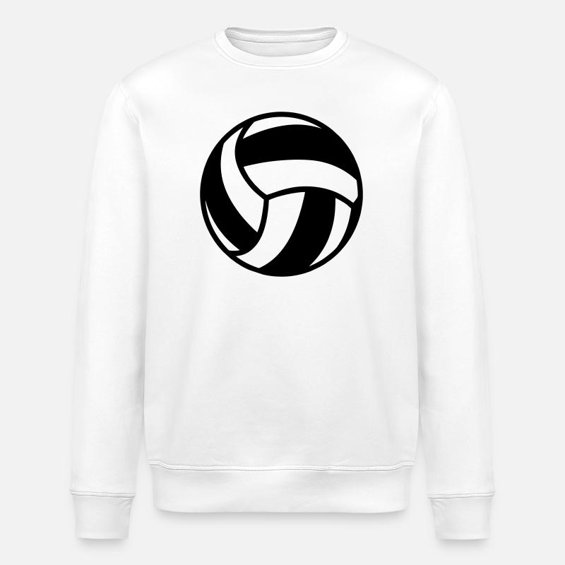 Volleyball - Stanley/Stella Unisex Bio-Sweatshirt ROLLER - Weiß
