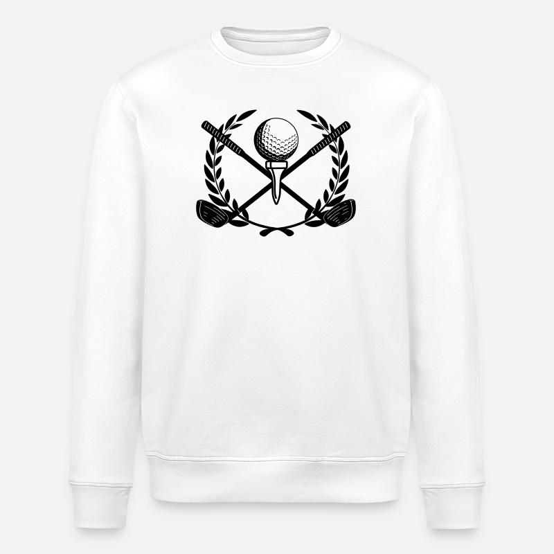 Couronne de laurier Golfin - Sweat bio ROLLER Stanley/Stella Unisexe - blanc