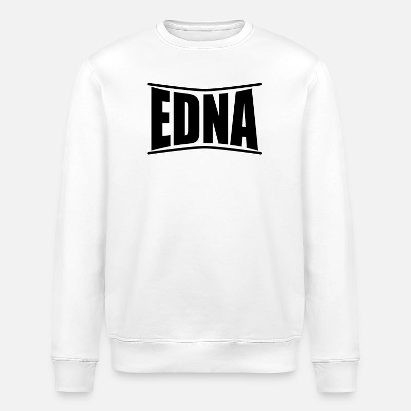 Edna T-Shirt Geschenkidee - Stanley/Stella Unisex Bio-Sweatshirt ROLLER - Weiß