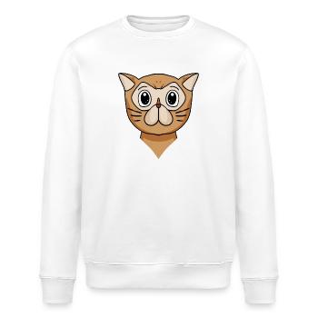 Perserkatze Katzenrasse Katze - Stanley/Stella Unisex Bio-Sweatshirt ROLLER - Weiß - Vorne - Nik (191cm)