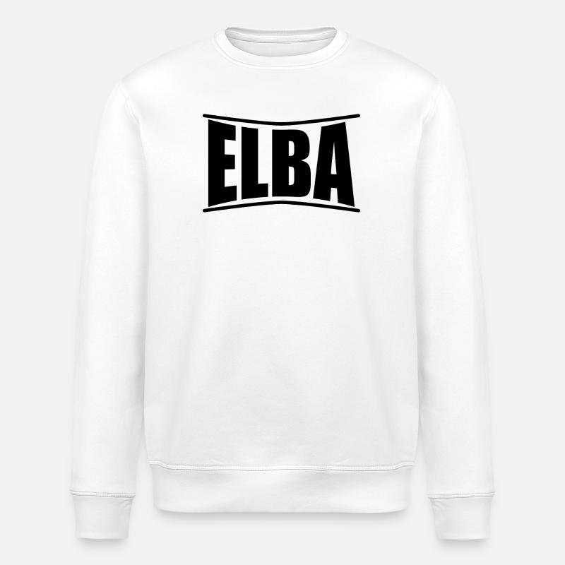 Elba T-Shirt Geschenkidee - Stanley/Stella Unisex Bio-Sweatshirt ROLLER - Weiß