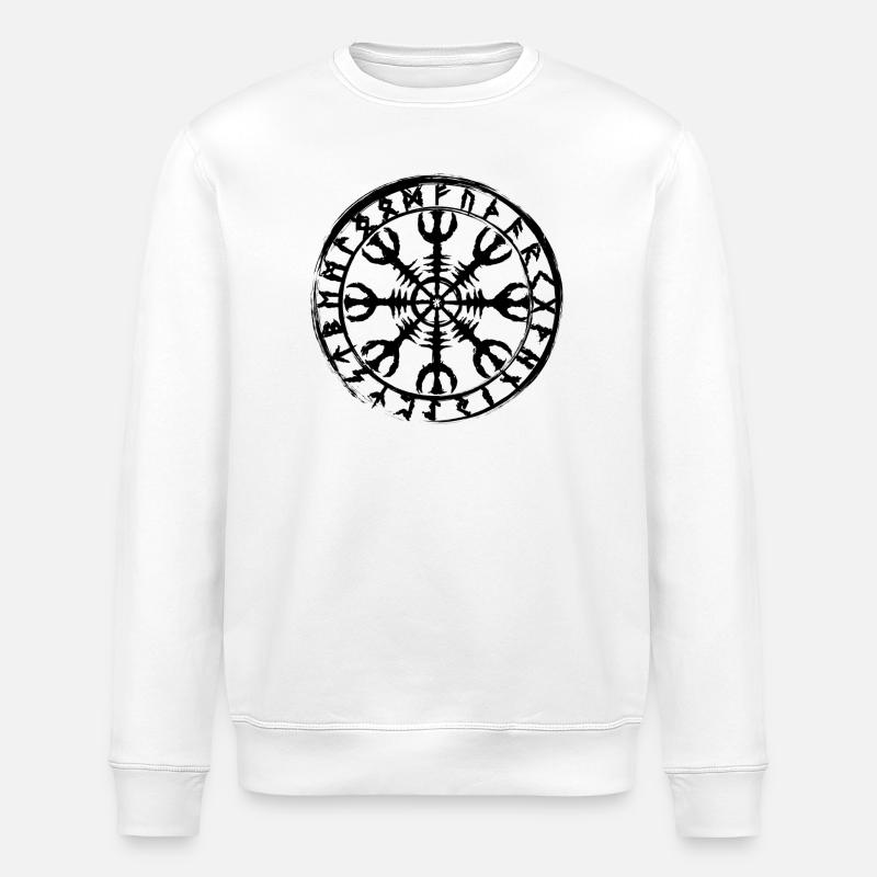 Barre de la crainte - Sweat bio ROLLER Stanley/Stella Unisexe - blanc
