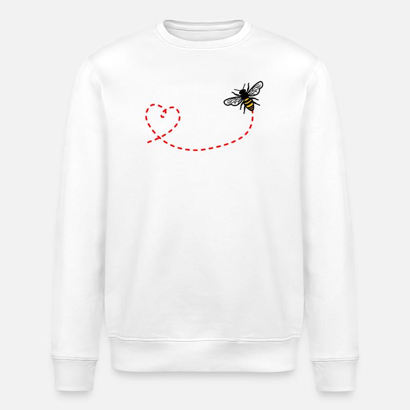 Liebe bei - Stanley/Stella Unisex Bio-Sweatshirt ROLLER - Weiß