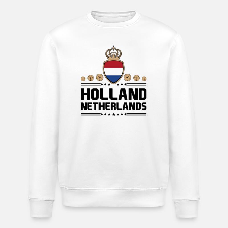 HOLLANDE - PAYS-BAS - Sweat bio ROLLER Stanley/Stella Unisexe - blanc