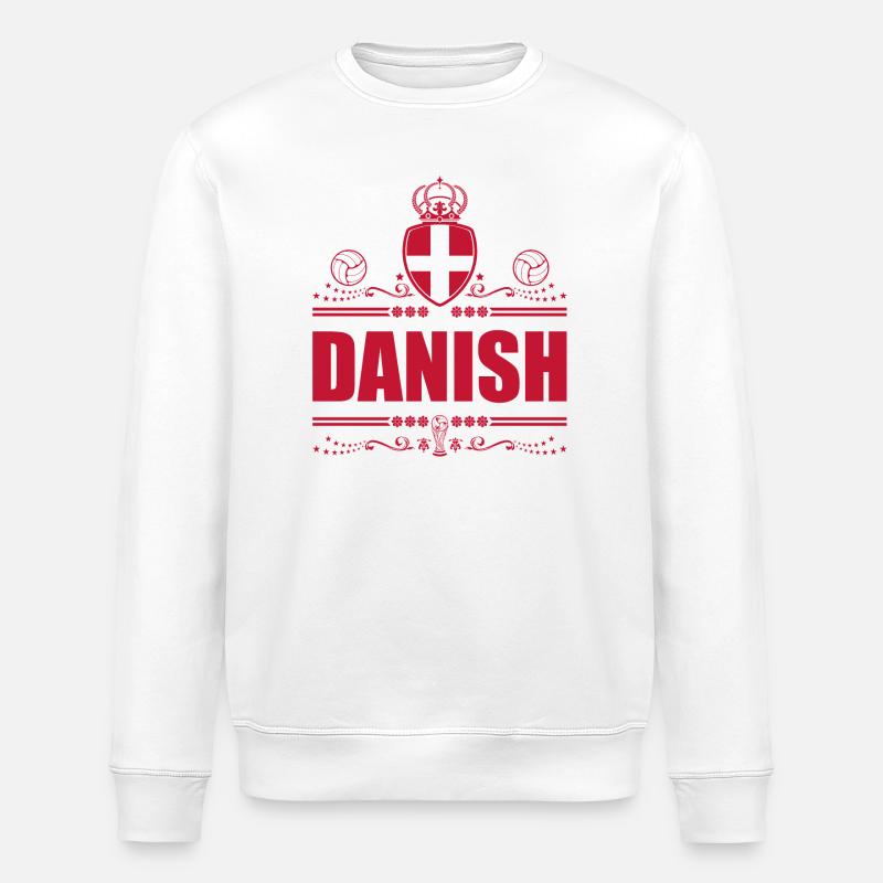 DANOIS - DANEMARK - Sweat bio ROLLER Stanley/Stella Unisexe - blanc