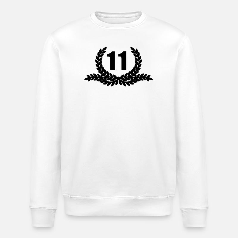 Lauwerkrans 11 ANS - Sweat bio ROLLER Stanley/Stella Unisexe - blanc