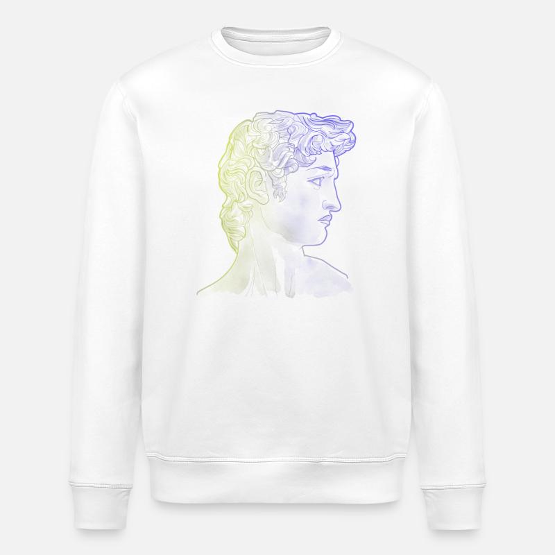 David Michelangelo - Stanley/Stella Unisex Bio-Sweatshirt ROLLER - Weiß