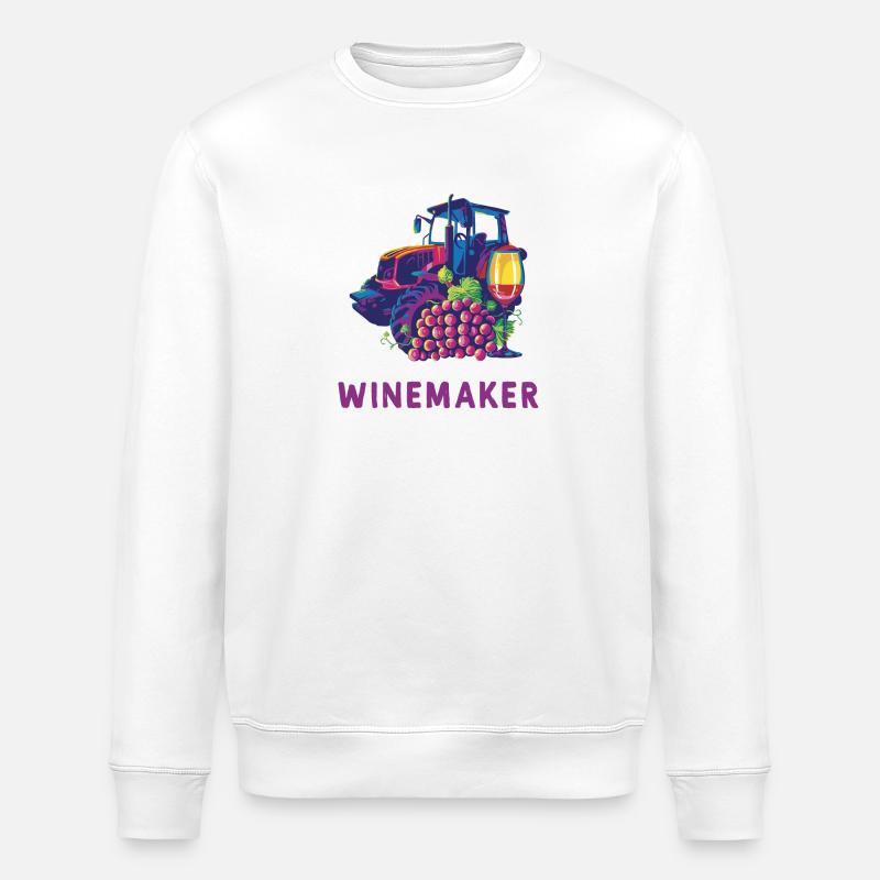 Winzer Design - Stanley/Stella Unisex Bio-Sweatshirt ROLLER - Weiß