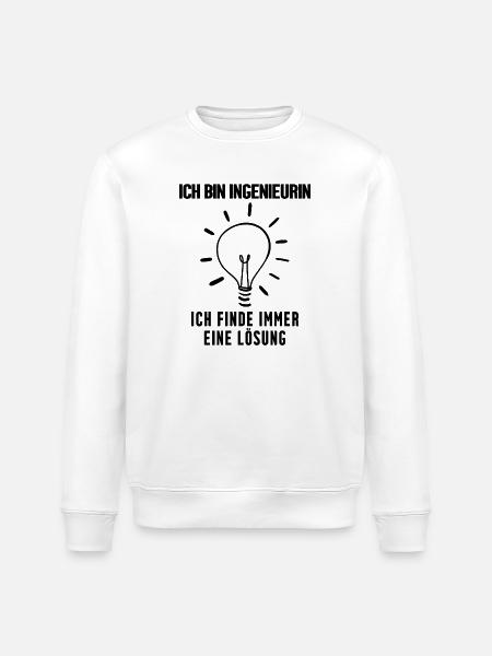 Ingenieurin Beruf Ausbildung - Stanley/Stella Unisex Bio-Sweatshirt ROLLER - Weiß