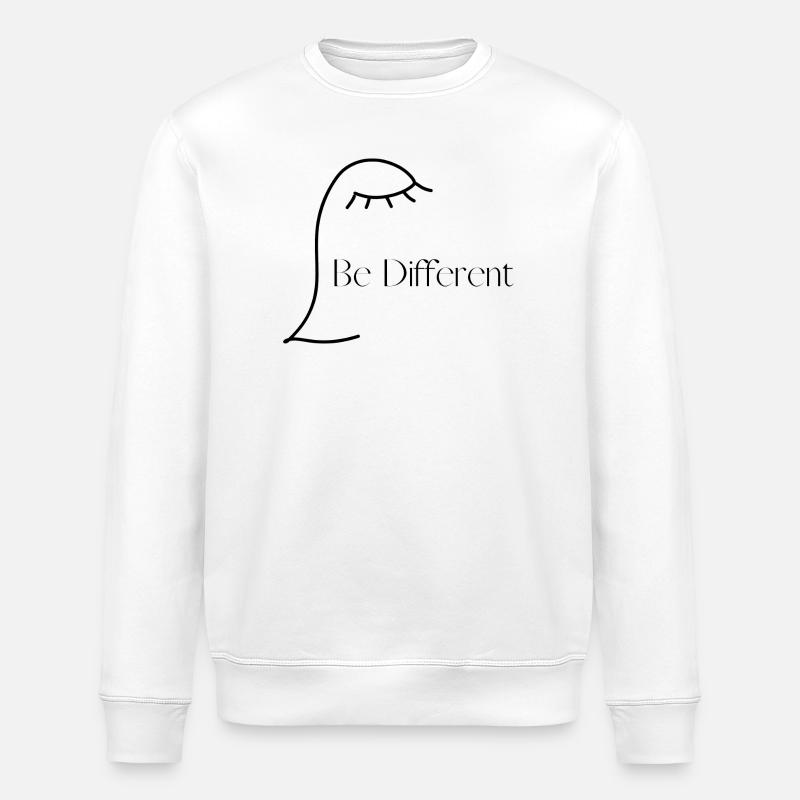 Anders sein als andere - Stanley/Stella Unisex Bio-Sweatshirt ROLLER - Weiß