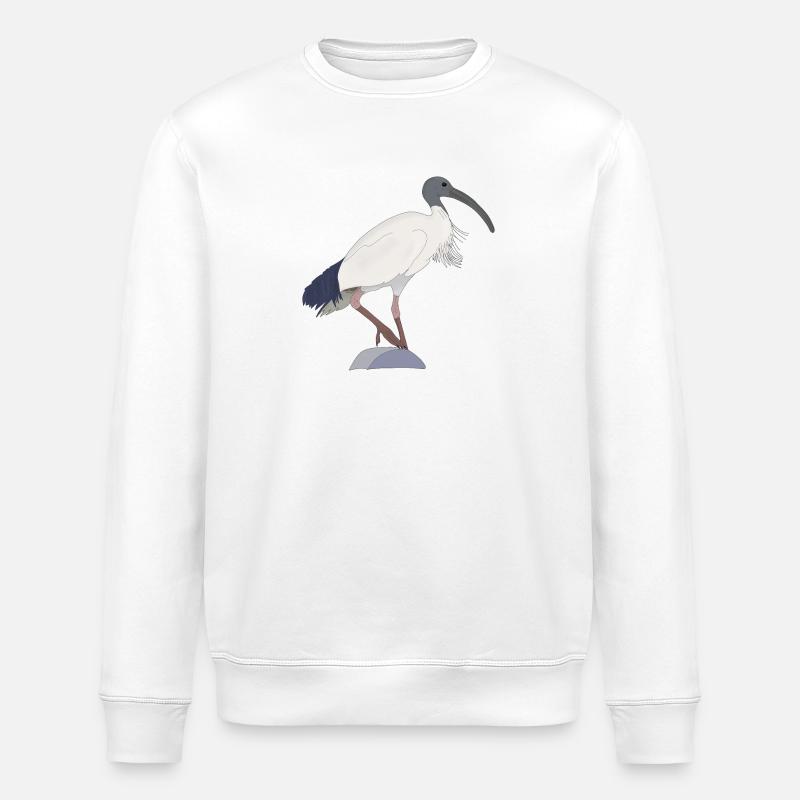 Ibis Bin Bird - Sweat bio ROLLER Stanley/Stella Unisexe - blanc