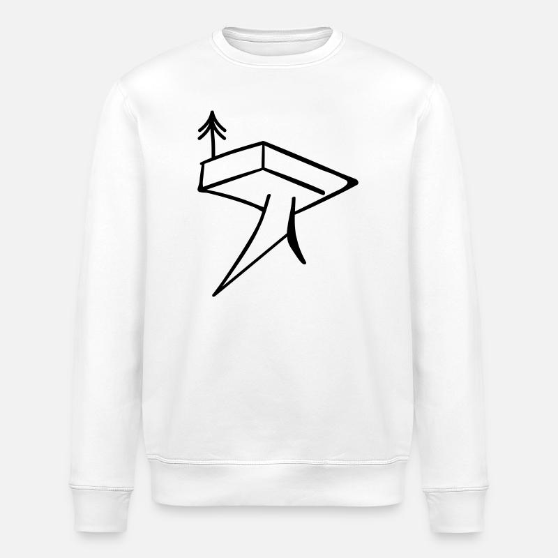 Trifels - Sweat bio ROLLER Stanley/Stella Unisexe - blanc