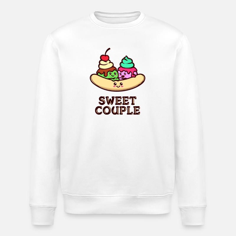 Sweets Statement Dessert Délicieuse Cuisson - Sweat bio ROLLER Stanley/Stella Unisexe - blanc