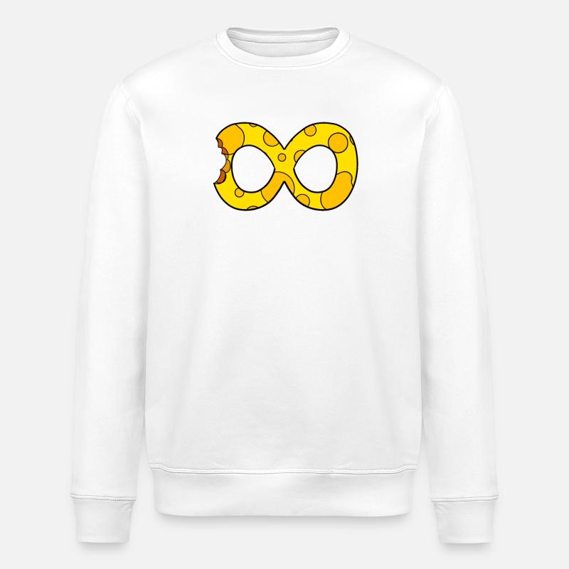 Fromage Infinite - Sweat bio ROLLER Stanley/Stella Unisexe - blanc
