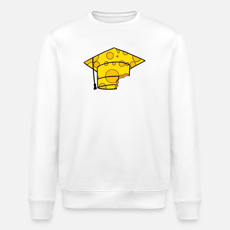 Studium Abschluss Absolventenkappe - Stanley/Stella Unisex Bio-Sweatshirt ROLLER - Weiß