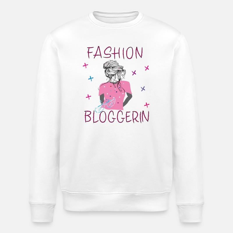 Fille,Blogueuse, Mode - Sweat bio ROLLER Stanley/Stella Unisexe - blanc