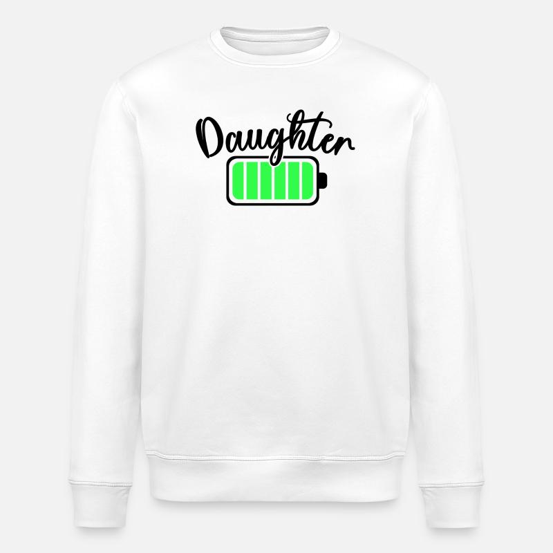Neon-Balken-Equalizer-Muster - Stanley/Stella Unisex Bio-Sweatshirt ROLLER - Weiß