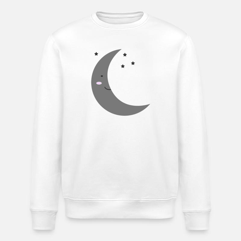 Lune Kawaii - Sweat bio ROLLER Stanley/Stella Unisexe - blanc