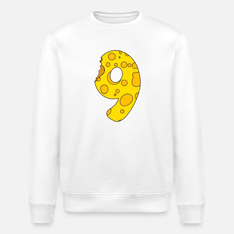 Fromage numéro 9 - Sweat bio ROLLER Stanley/Stella Unisexe - blanc