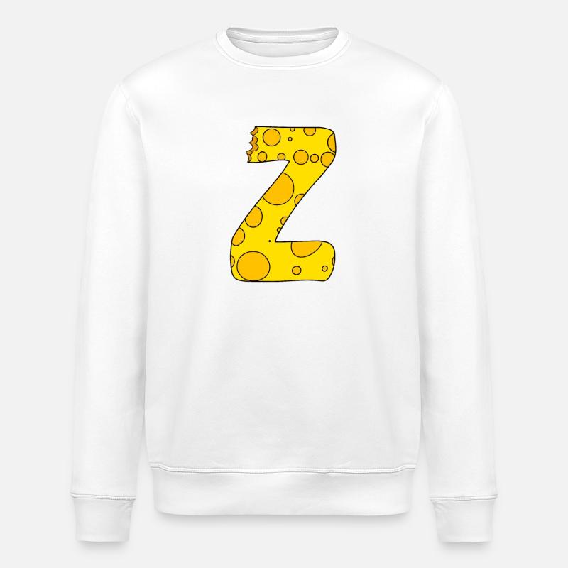 Buchstabe Z - Stanley/Stella Unisex Bio-Sweatshirt ROLLER - Weiß