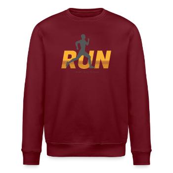 Running - male - Stanley/Stella ROLLER Unisex Organic Sweatshirt - white - Front - Nik (191cm)
