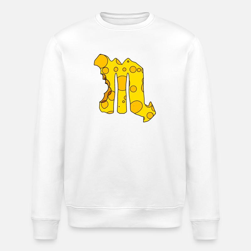 Sternzeichen Skorpion - Stanley/Stella Unisex Bio-Sweatshirt ROLLER - Weiß