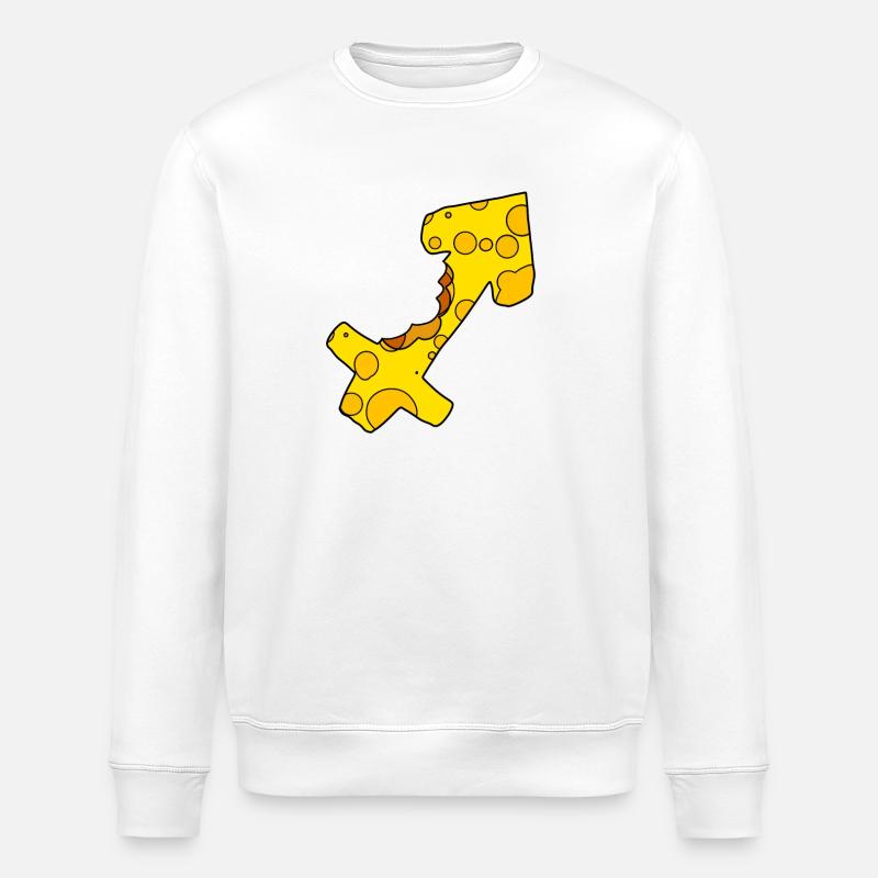 Signe du zodiaque Sagittaire - Sweat bio ROLLER Stanley/Stella Unisexe - blanc