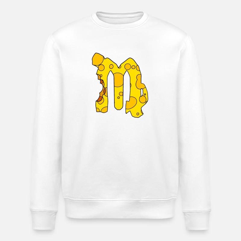 Signe du zodiaque Vierge - Sweat bio ROLLER Stanley/Stella Unisexe - blanc
