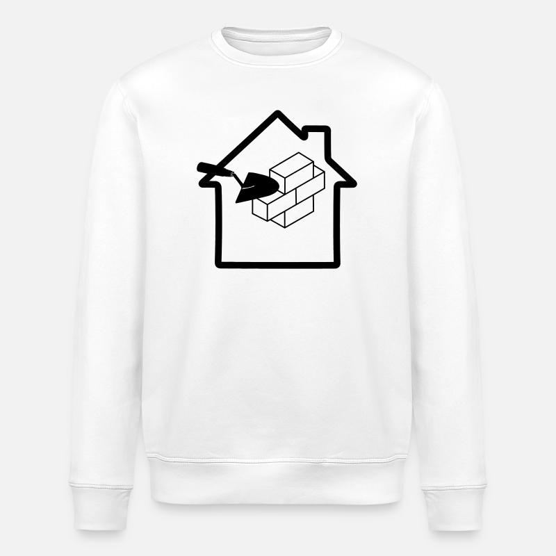 Hausmaurer - Stanley/Stella Unisex Bio-Sweatshirt ROLLER - Weiß