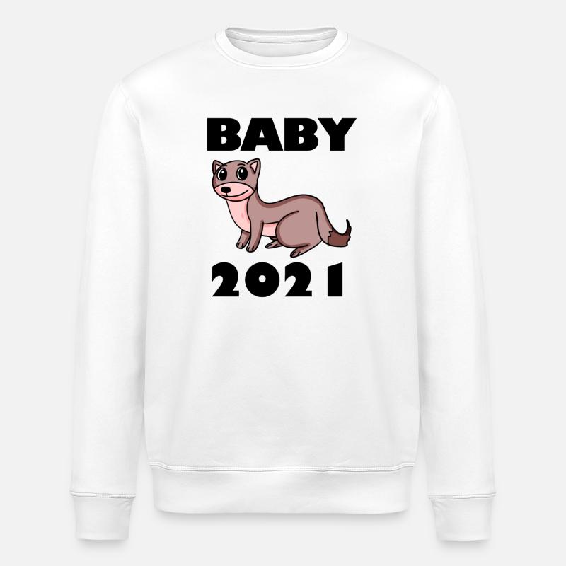 Baby 2021 - Stanley/Stella Unisex Bio-Sweatshirt ROLLER - Weiß