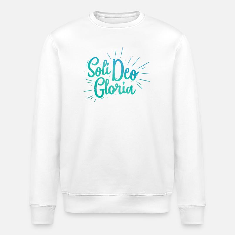 Soli Deo Gloria - Stanley/Stella Unisex Bio-Sweatshirt ROLLER - Weiß