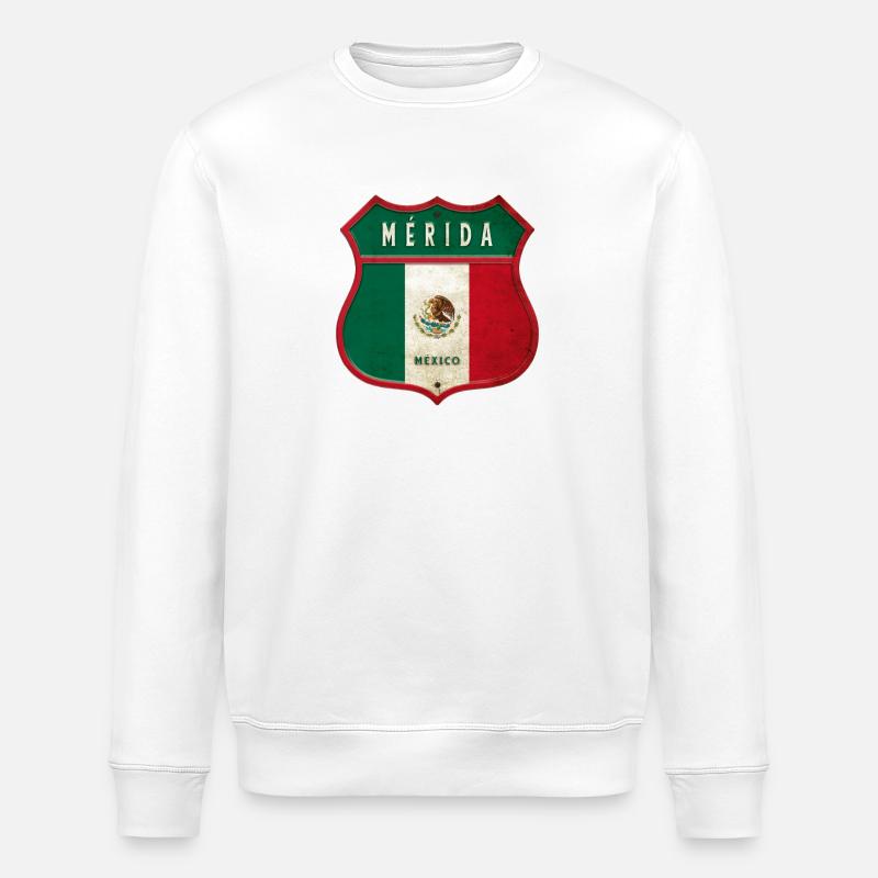 Mérida Mexico Conception des armoiries - Sweat bio ROLLER Stanley/Stella Unisexe - blanc