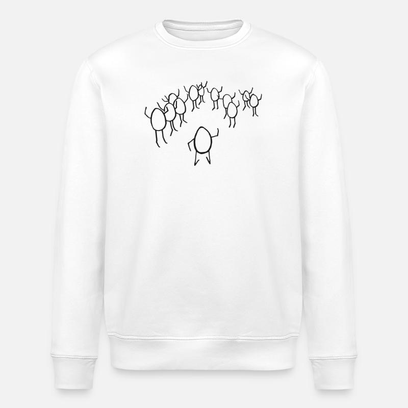 Begeisternd Menschen begleiten - Stanley/Stella Unisex Bio-Sweatshirt ROLLER - Weiß